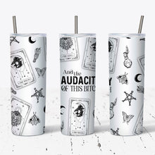 Load image into Gallery viewer, The Lion, the Witch, & the Audacity Style Tumbler w/ Lid & Straw