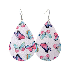 Spring Fling Butterfly Tear Drop Earrings
